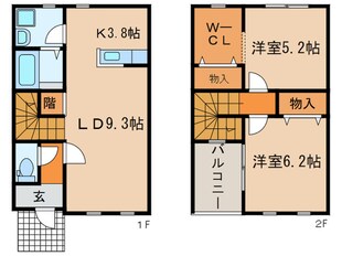 リモーネ王塚の物件間取画像